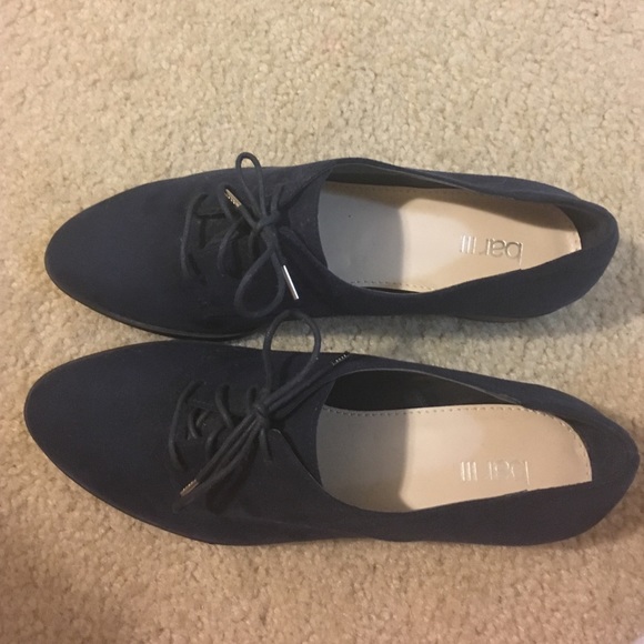 Blue Women's Loafers - Picture 2 of 3